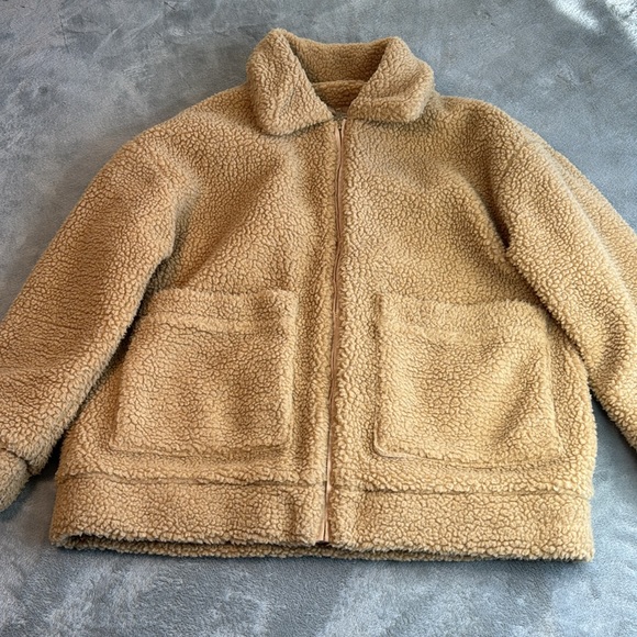 🎯Show Me Your Mumu Cordelia Teddy Fleece Jacket Coat Size Small - Picture 8 of 17